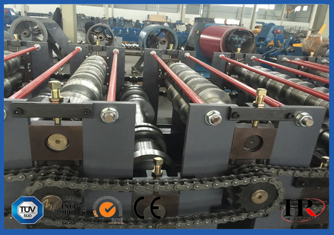 Double Press Cold Roll Forming Machine Easy Operation With Transmission Chain