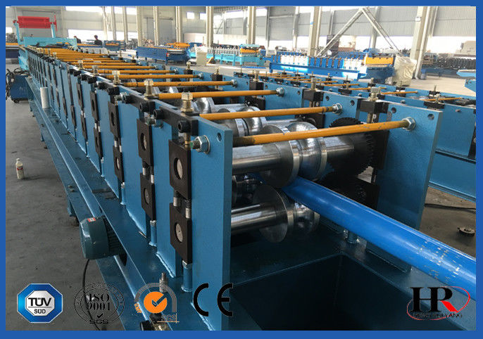 Round Downpipe / Downspout Roll Forming Machine 0.4 - 0.6 mm Sheet Thickness